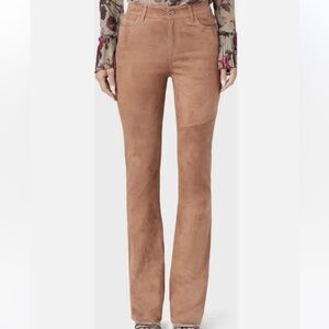 NWT PAIGE HIGH WAISTED SUEDE LAUREL CANYON JEANS